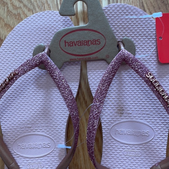 Pink sparkly Havainas - Picture 2 of 3